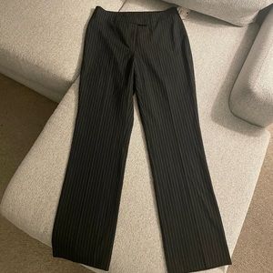 Anne Klein black pinstripe trousers